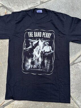 The Band Perry Shirt Medium Black Houston Livestock Show and Rodeo Music Tee